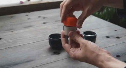 Minipresso GR: Portable Hand Pump Espresso Machine - Cooking Gizmos
