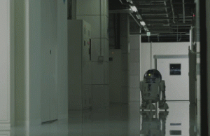 Moving R2-D2 Refrigerator for Star Wars Fans