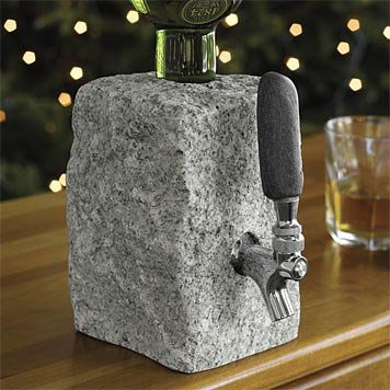 Cobbled-Granite-Booze-Dispenser