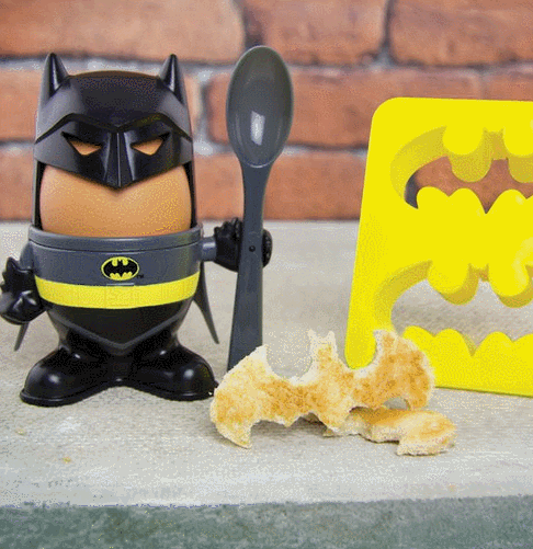Batman Egg Cup and Toast Cutter