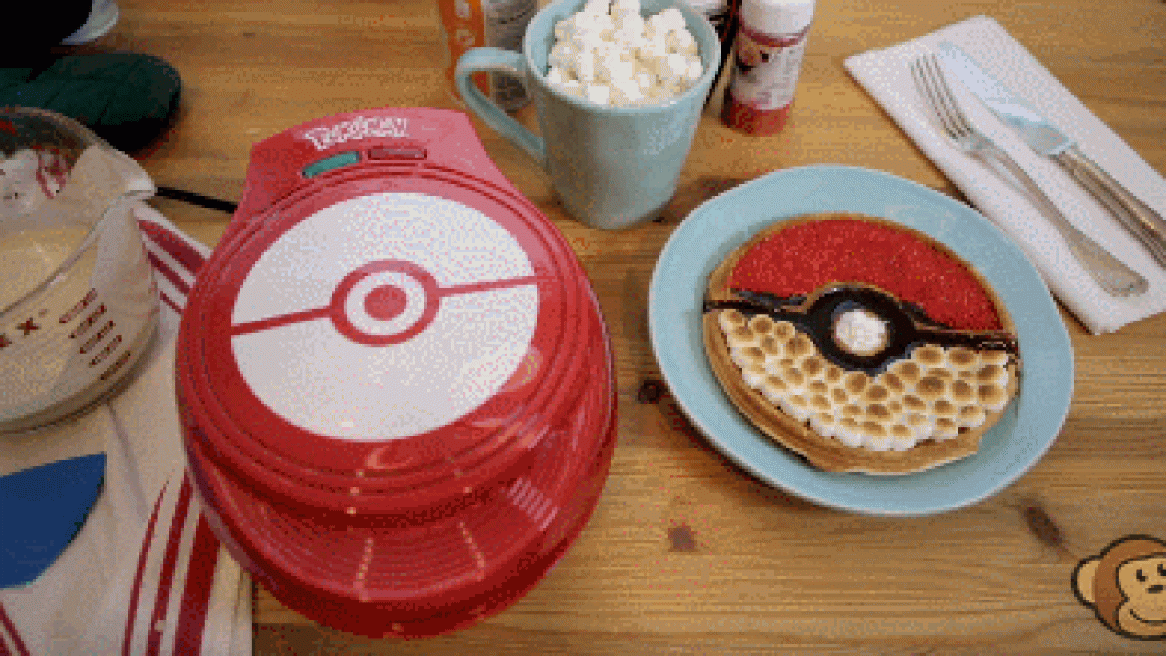 pokeball waffle maker