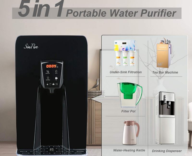 Simpure Bottleless Countertop Water Dispenser Purifier Cooking