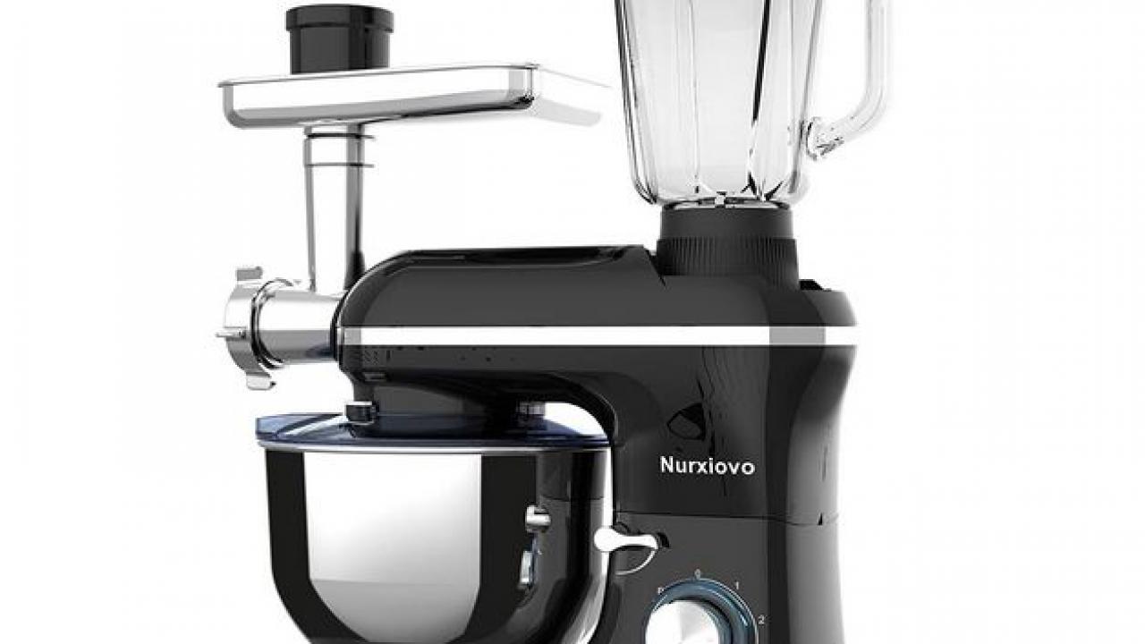 Nurxiovo 3 in 1 850w Stand Mixer Tilt-Head Kitchen Food Mixer, 6