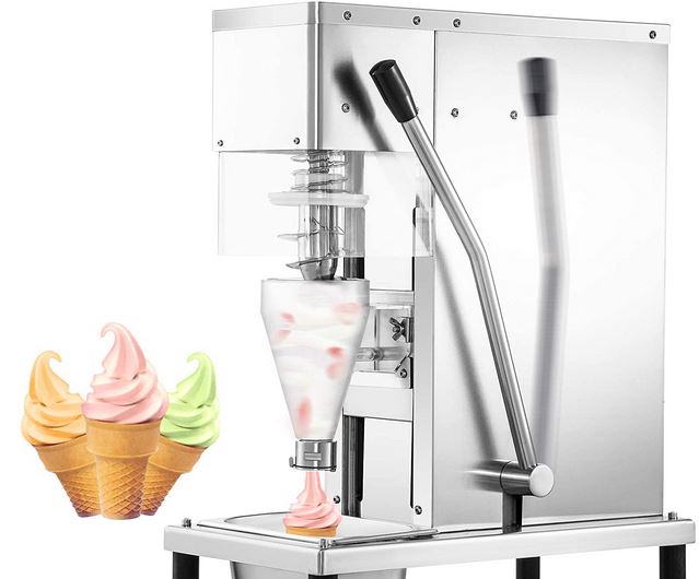 Vevor Frozen Yogurt Ice Cream Mixing Machine Cooking Gizmos