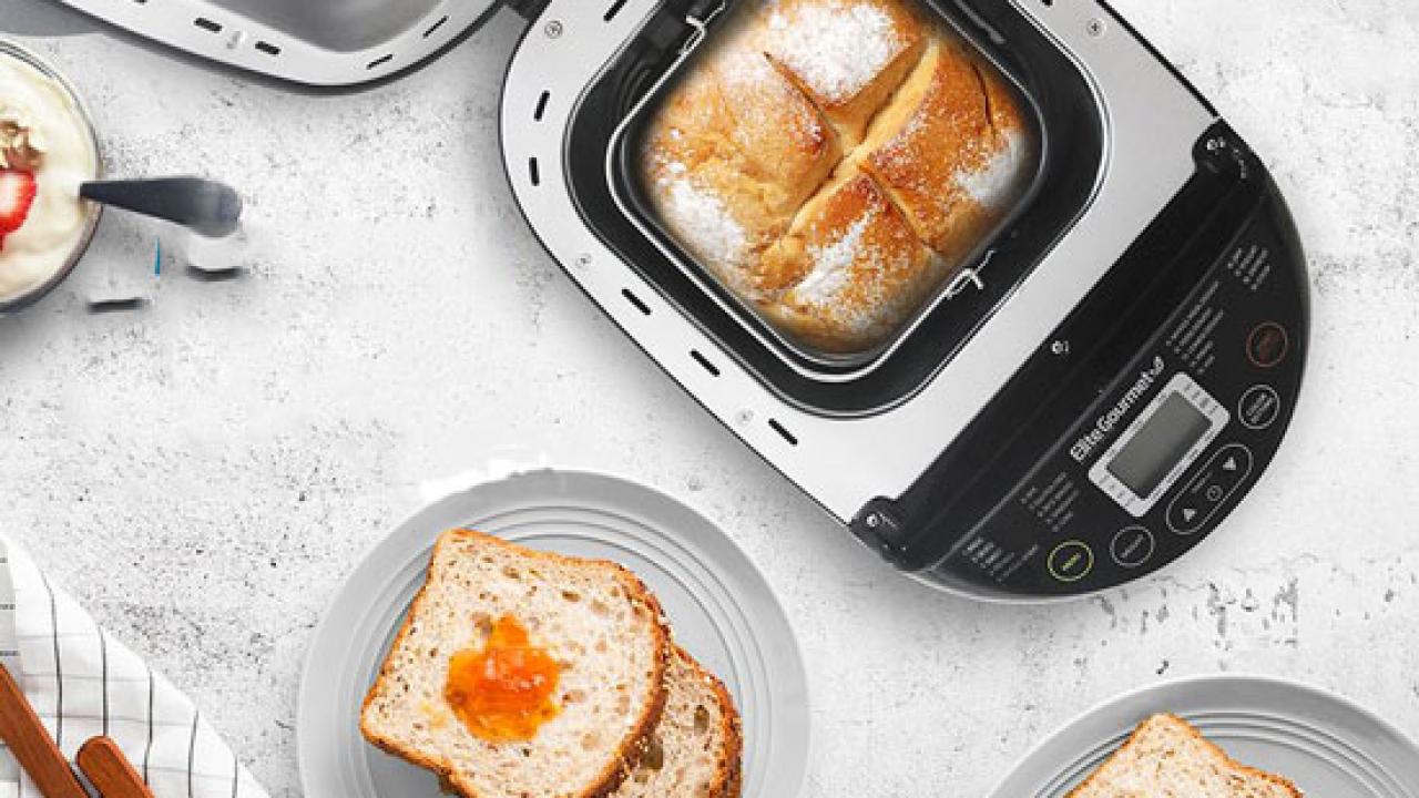 Elite Gourmet Maxi-Matic Programmable Bread Maker - Cooking Gizmos