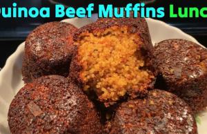 Quick Quinoa Beef Muffins