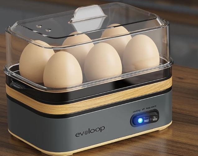Evoloop Rapid Egg Cooker for Hard Boiled Eggs