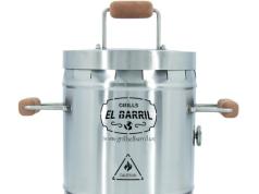 EL BARRIL Stainless Steel Barrel Grill