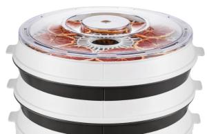 Elite Gourmet EFD329WD Digital Food Dehydrator with Collapsible Trays